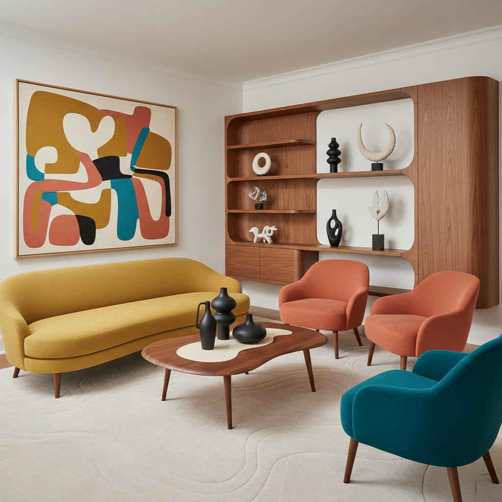 Amoeba and Biomorphic Shapes in Mid-Century Design