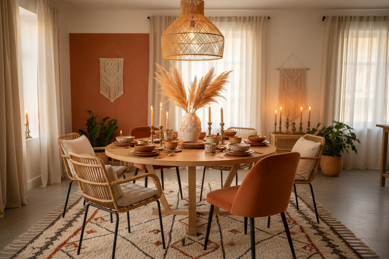 Boho Modern Dining Room Ideas