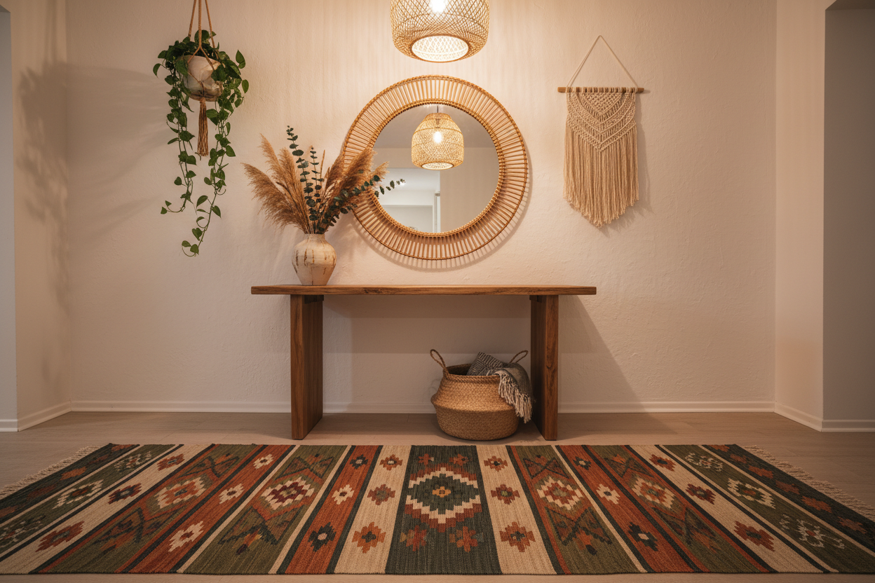Boho Modern Entryway Ideas
