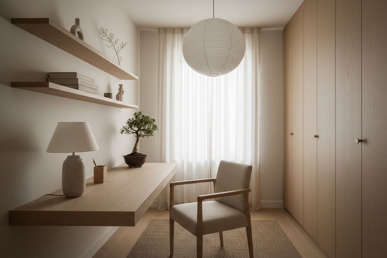 Japandi Home Office Ideas