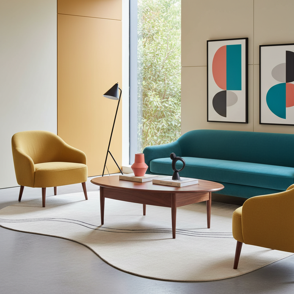Kidney Shapes in Mid-Century Design: Organic Curves with Purpose