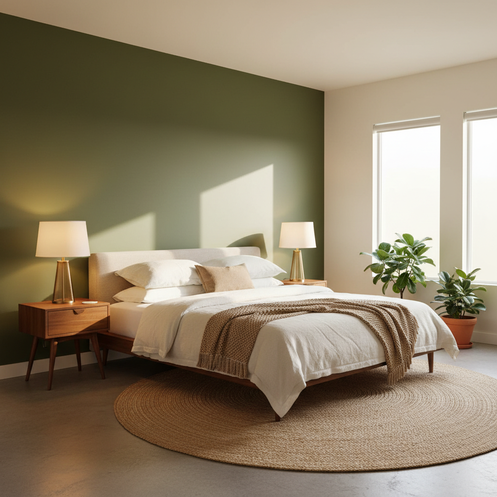 Mid-Century Modern Bedroom Color Ideas