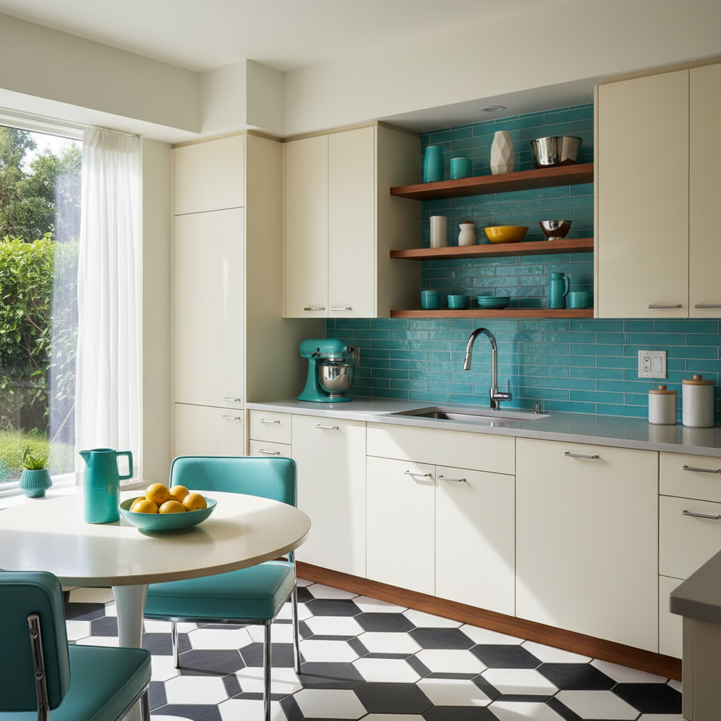 Mid-Century Modern Kitchen Color Ideas