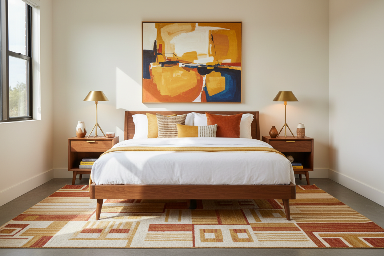 Mid-Century Modern Bedroom Ideas
