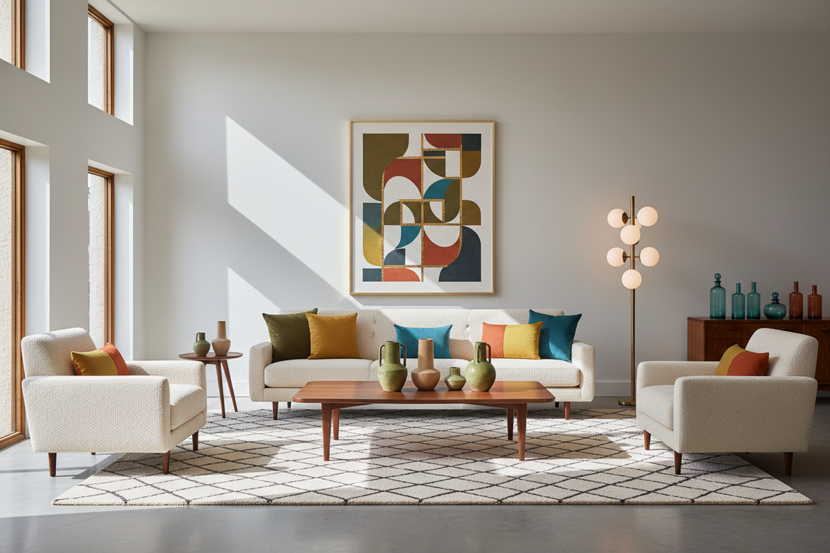Mid-Century Modern Color Combinations: 10 Palettes That Work