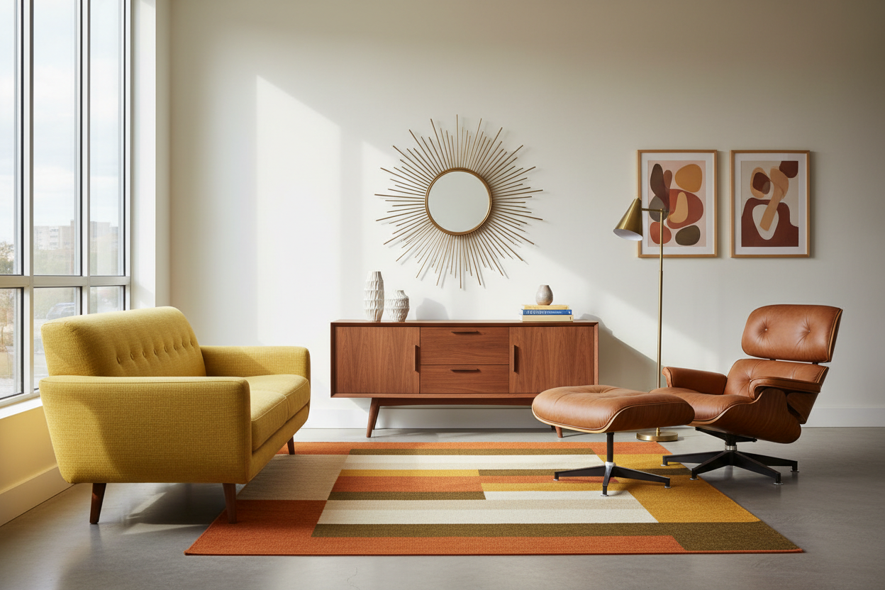 Mid-Century Modern Living Room Ideas