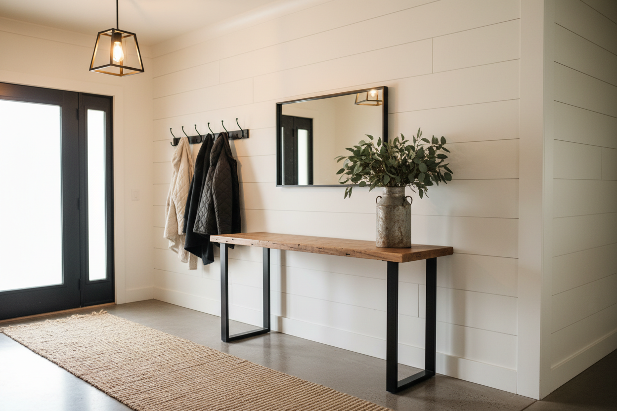 Modern Farmhouse Entryway Ideas