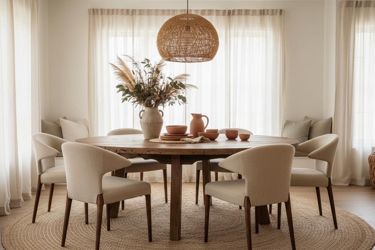 Organic Modern Dining Room Ideas