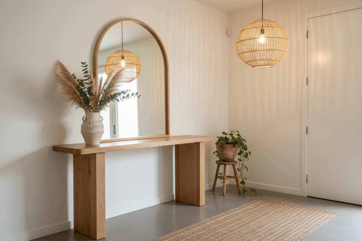 Organic Modern Entryway Ideas