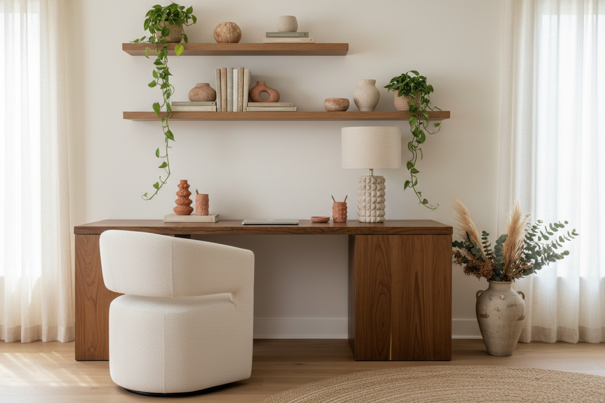 Organic Modern Home Office Ideas