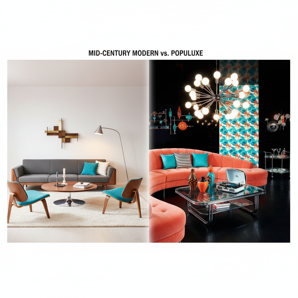 Mid-Century Modern vs. Populuxe: The Difference in Style and Spirit