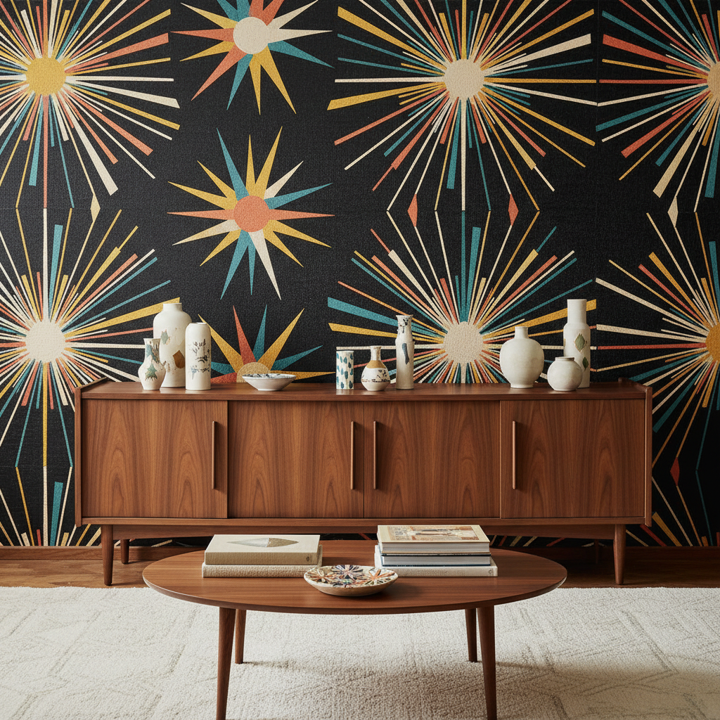 Starburst Patterns in Mid-Century Design: History and Style