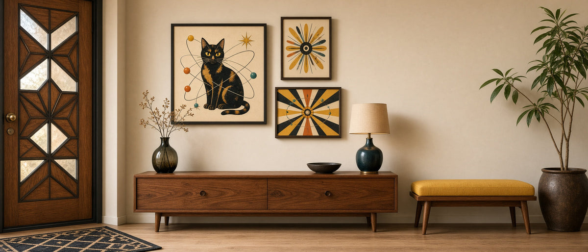 Mid-Century Modern Entryway