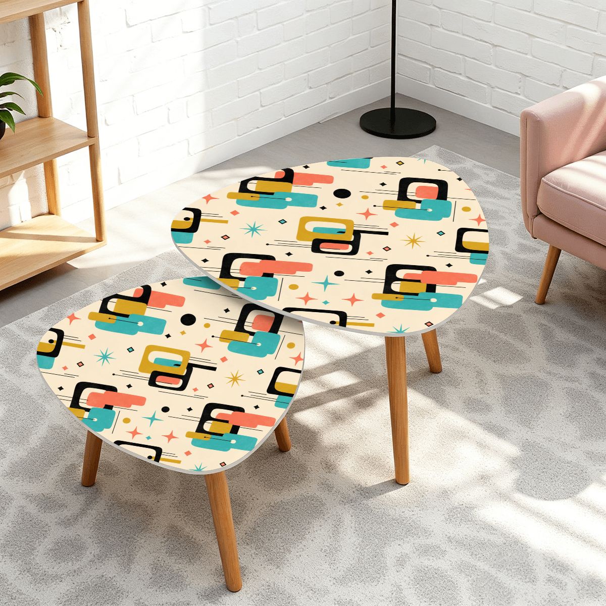 Mid-Century Modern Nesting Tables