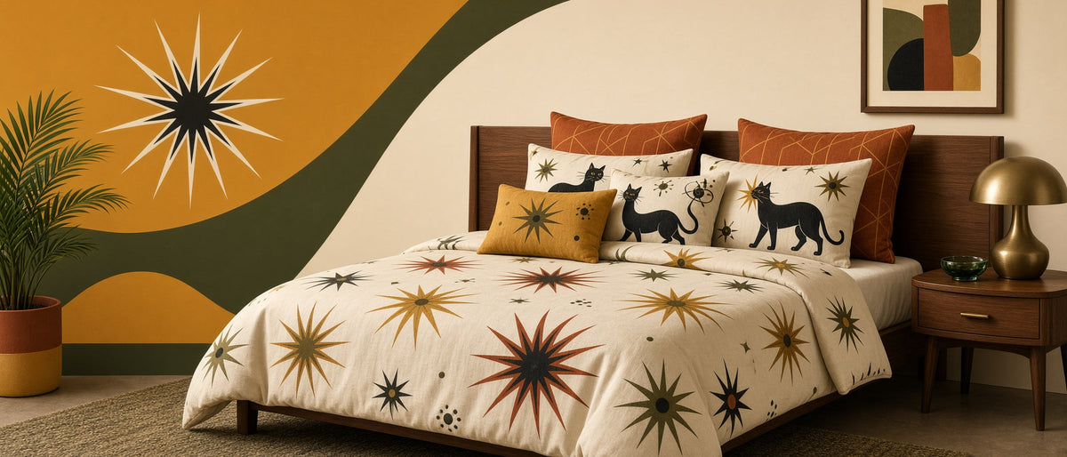 Mid-Century Modern Bedding