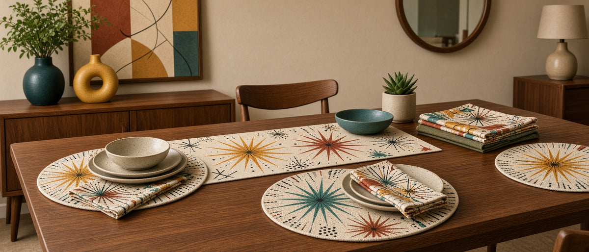 Mid-century modern tabletop and dining collection image
