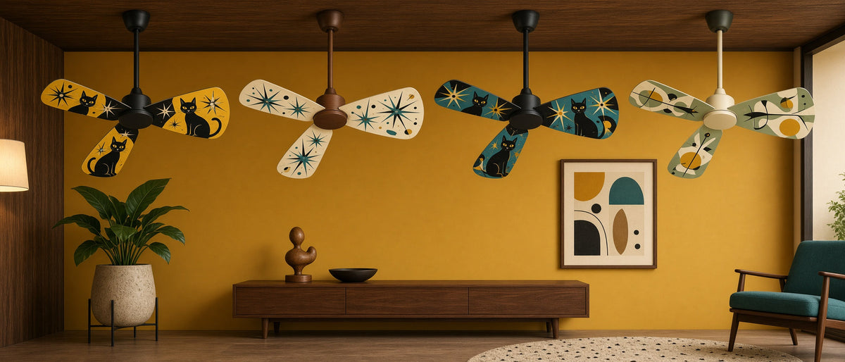 Mid-Century Modern Ceiling Fans
