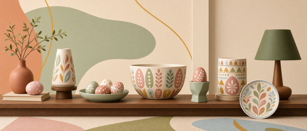 Mid-Century Modern Easter Decor