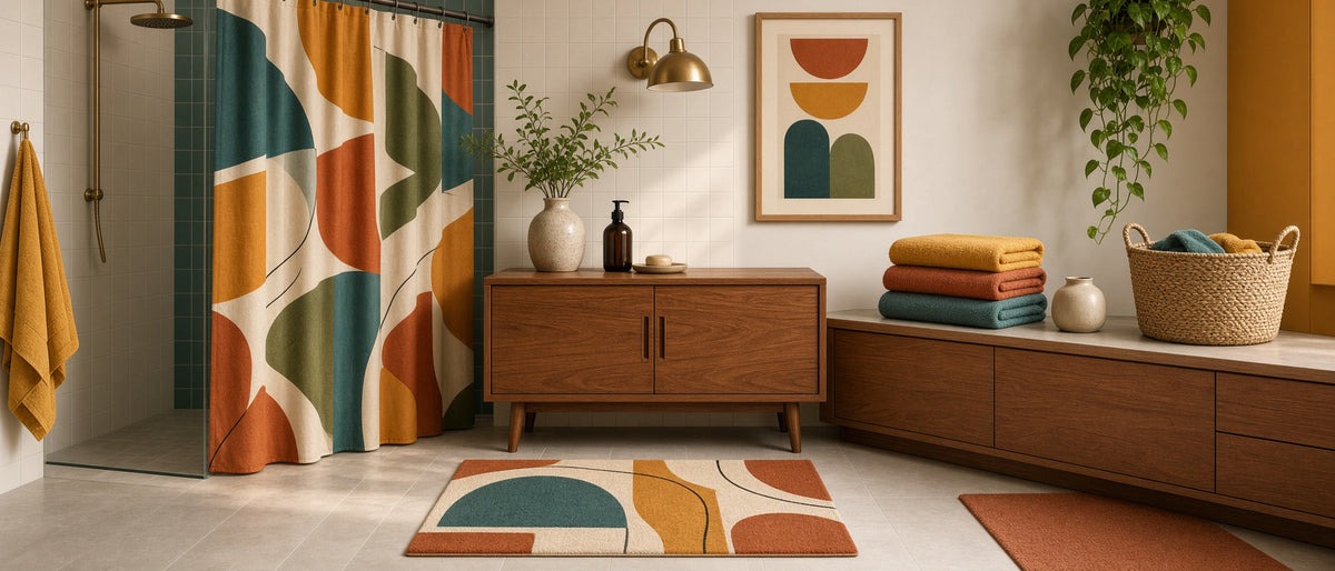 Mid-Century Modern Bath & Laundry