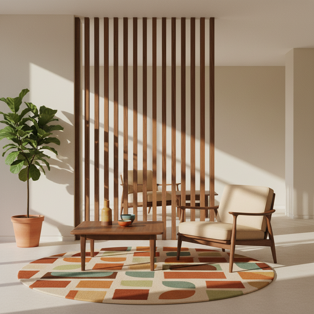 Mid-century modern room dividers collection image