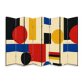 Bauhaus Geometric 8-Panel Room Divider