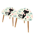 Atomic Cat Mid-Century Modern Nesting Coffee Table Set