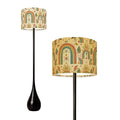 Mid-Century Modern Rainbow Arch Teardrop Floor Lamp