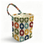 Atomic Starburst Quilted Car Trash Bin