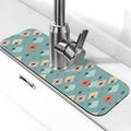 Mid-Century Modern Geometric Sink Faucet Mat