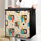 Mid-Century Modern Geometric Comforter Storage Bag