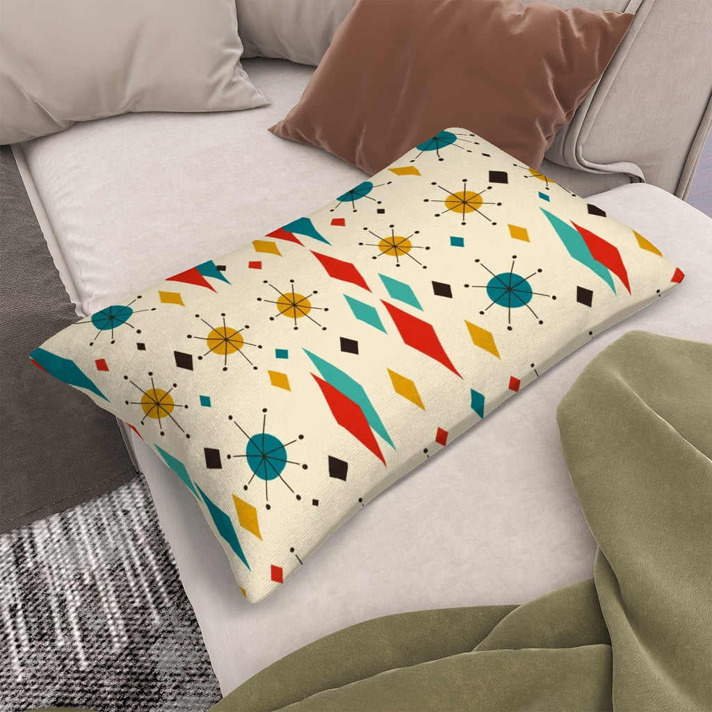 Atomic Carnival Lumbar Pillow Cover