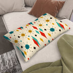 Atomic Carnival Lumbar Pillow Cover