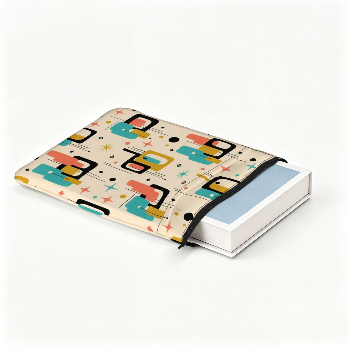 Mid-Century Modern Geometric Book Sleeve