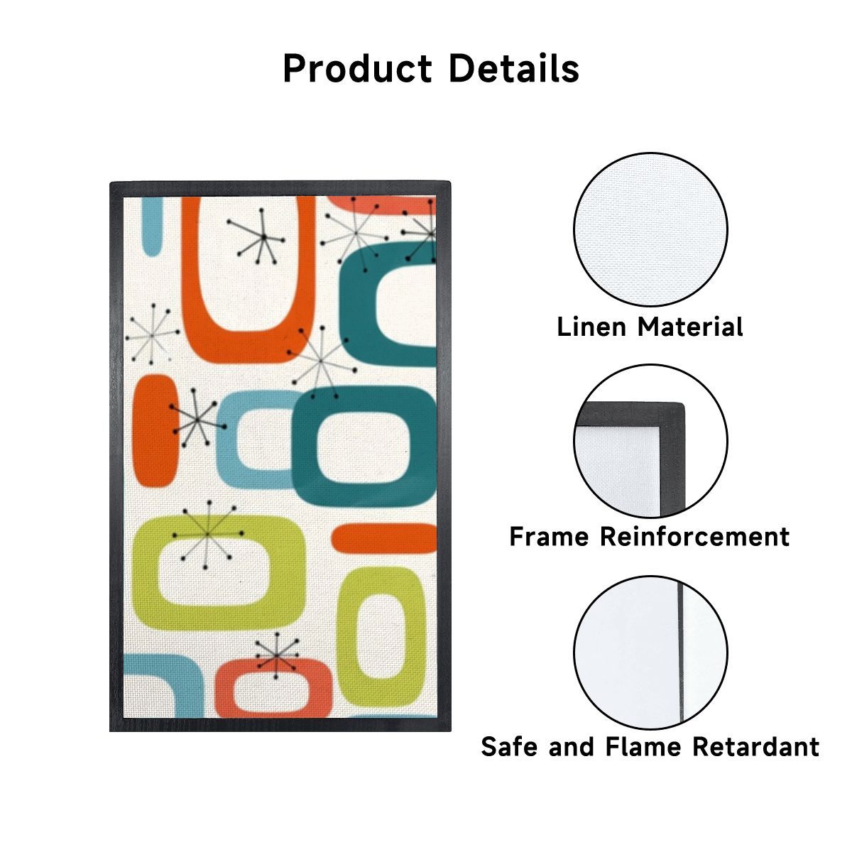 Mid-Century Modern Geometric Replacement Lampshades
