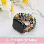 Biomorphic Camo Scrunchie Band for Apple Watch