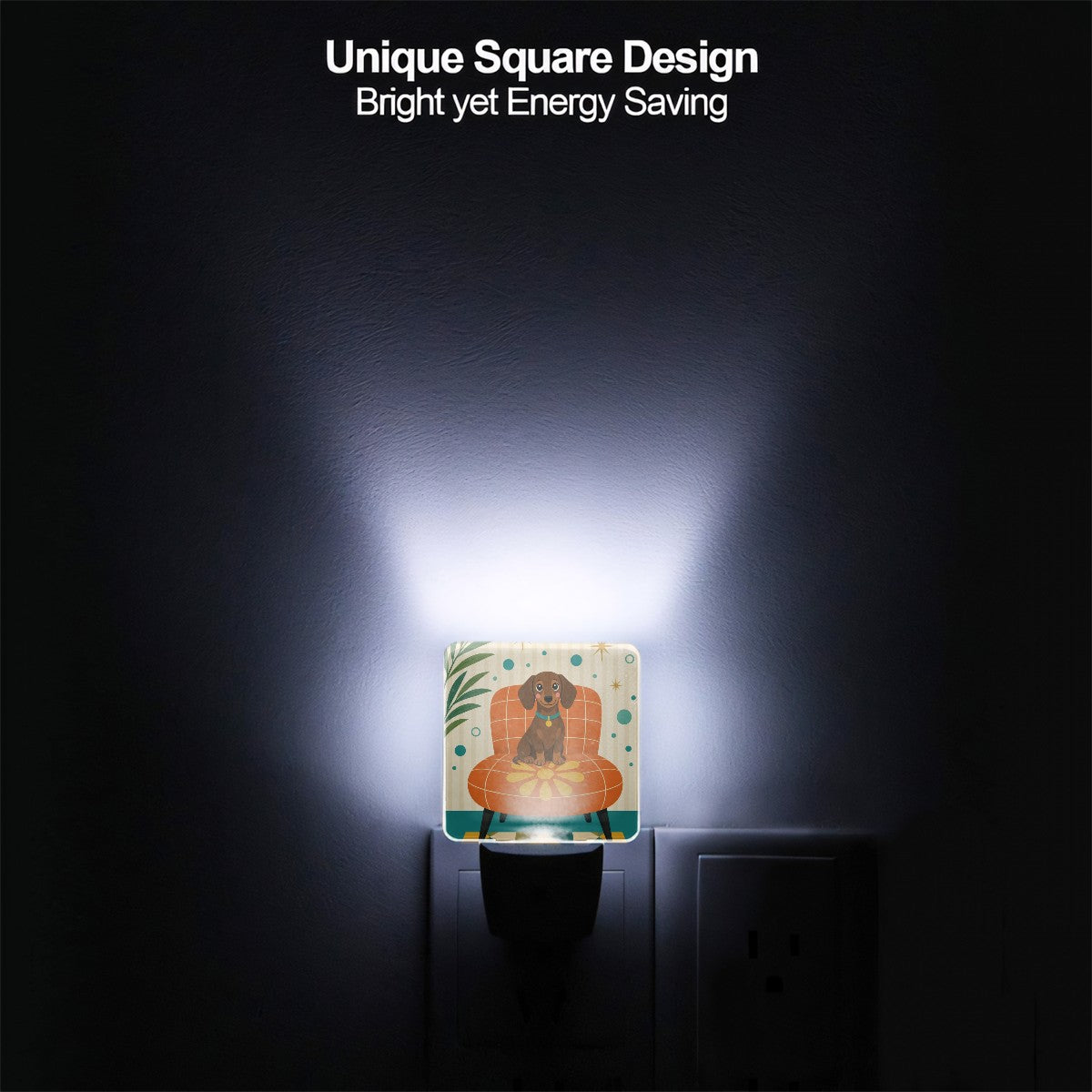 Mid-Century Modern Plug-In Sensor Night Light