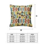 Mid-Century Modern Organic Petal Pillow Cover Set