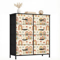Mid-Century Modern Rainbow Arch 8-Drawer Dresser