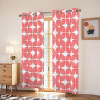 Atomic Pebble Mid-Century Modern Blackout Curtains