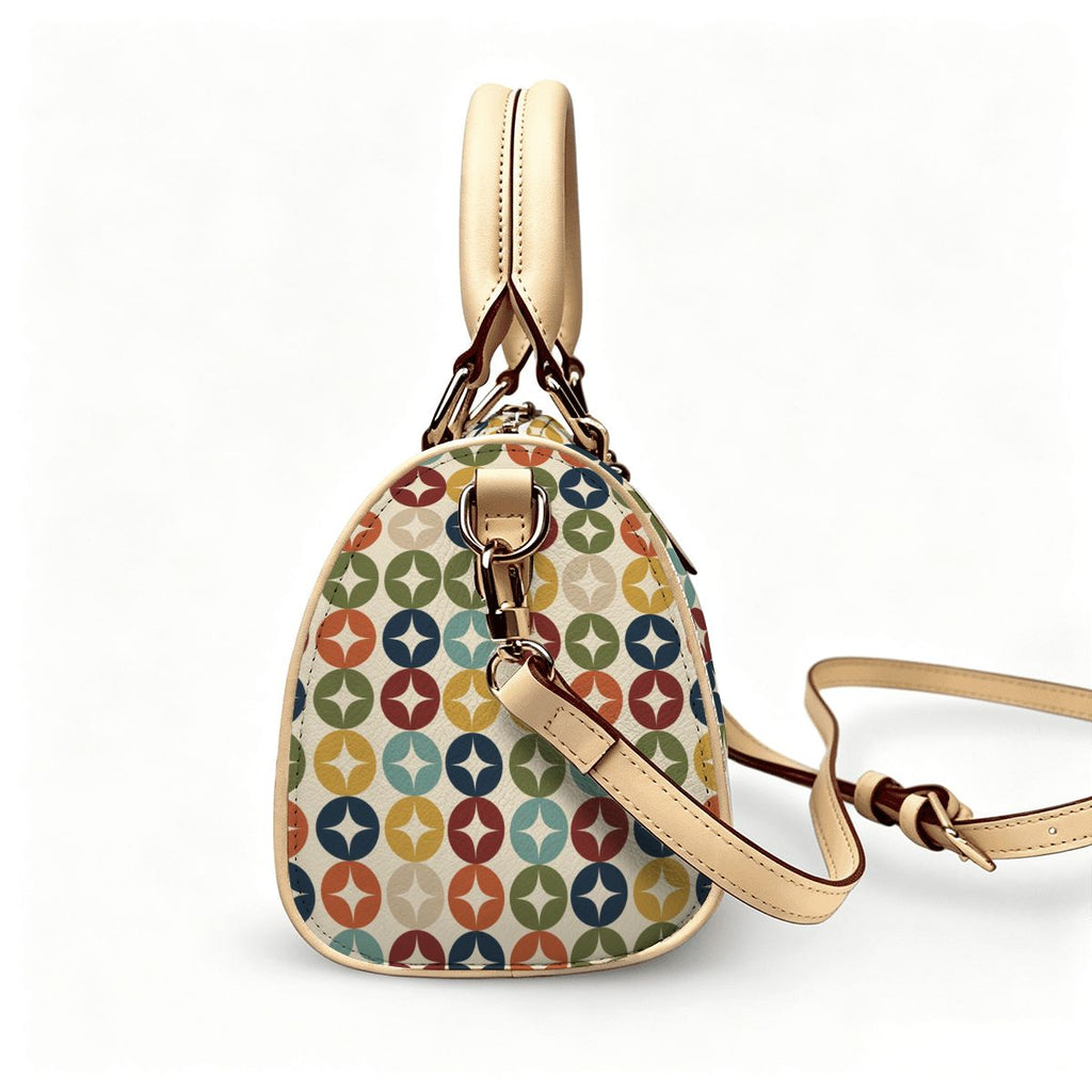 Atomic Starburst Convertible Barrel Handbag