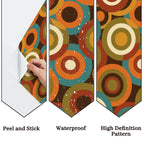 Mid-Century Modern Peel-and-Stick Wallpaper — Atomic Orbit