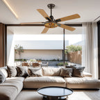Retro Orbit 42-Inch Ceiling Fan with Light