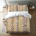 Mid-Century Modern Geometric Queen Duvet Cover Set
