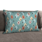 Atomic Starburst Lumbar Pillow Cover