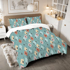 Mid-Century Modern Geometric King Comforter Set
