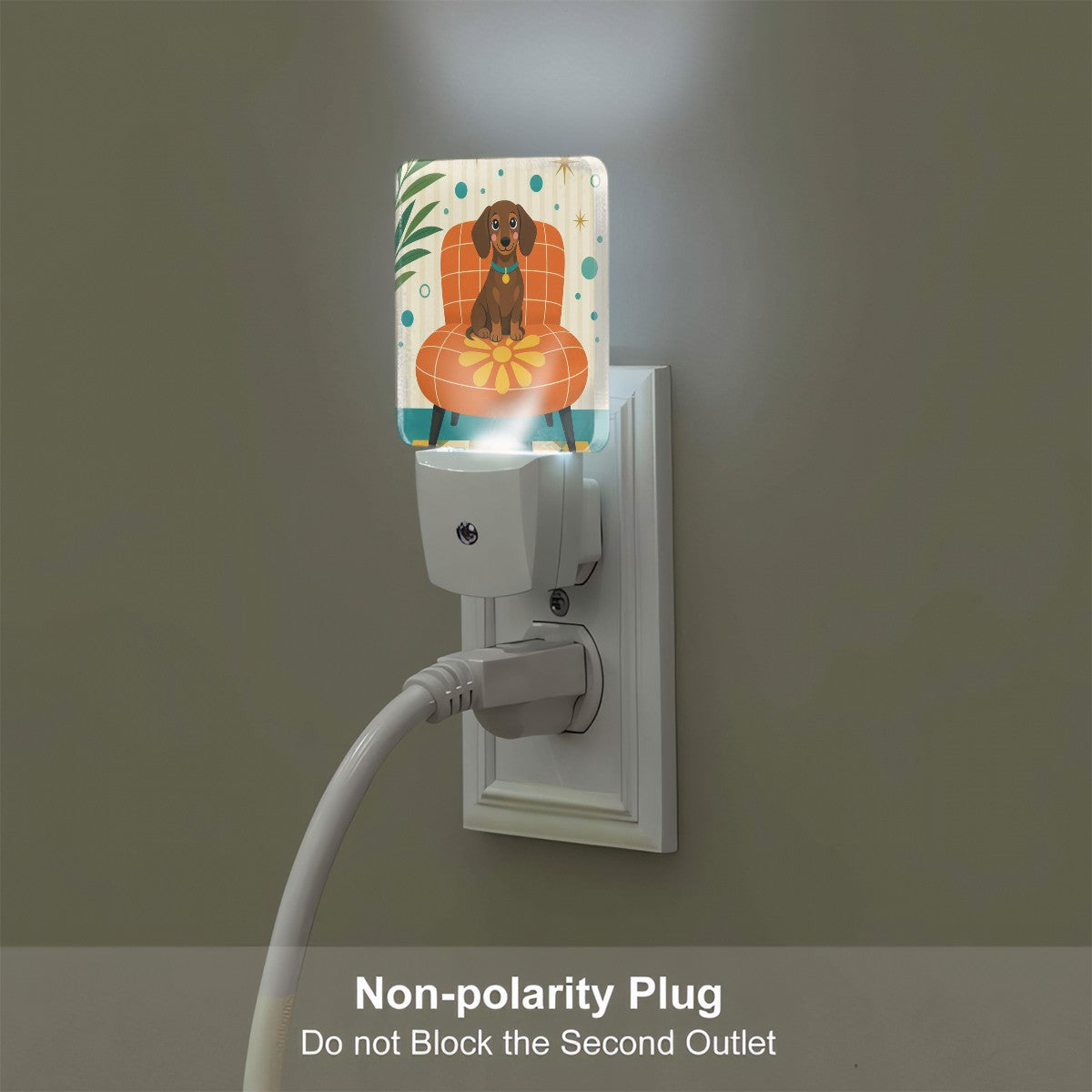 Mid-Century Modern Plug-In Sensor Night Light