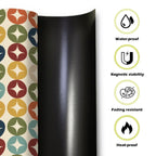 Mid-Century Modern Geometric Dishwasher Magnet Cover