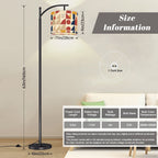 Bauhaus Geometric Arc Floor Lamp