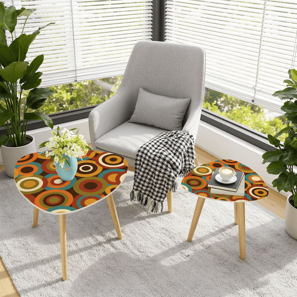Mid-Century Modern Retro Orbit Nesting Tables