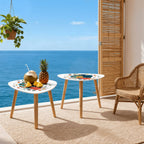 Mid-Century Modern Cocktail Hour Nesting Coffee Table Set